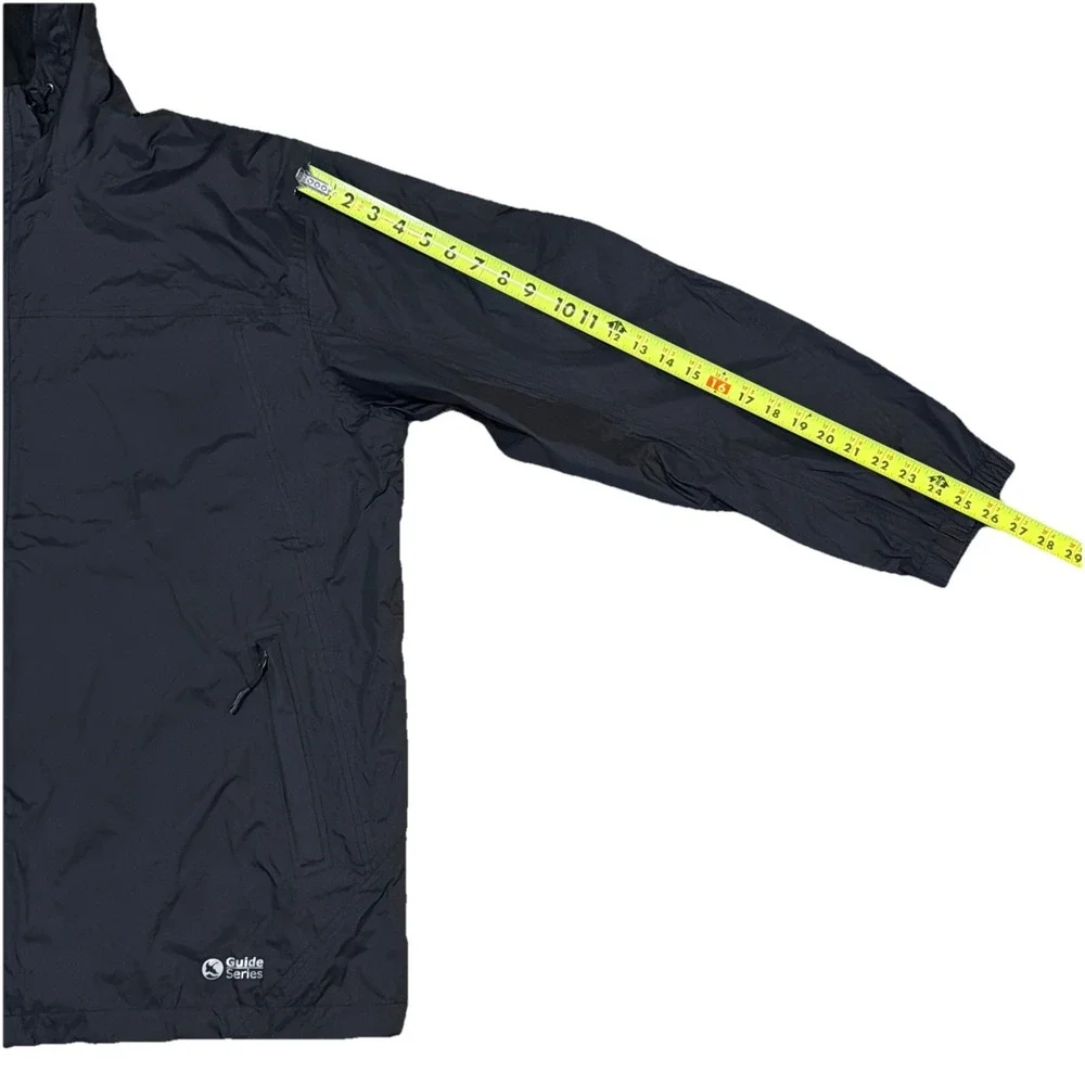 Gander Mountain Guide Series Men's 2XL Hooded Nylon Lined Black Jacket